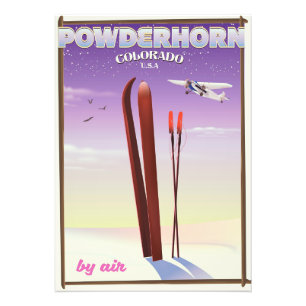 Powderhorn Colorado travel poster