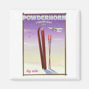 Powderhorn Colorado travel poster Magnet