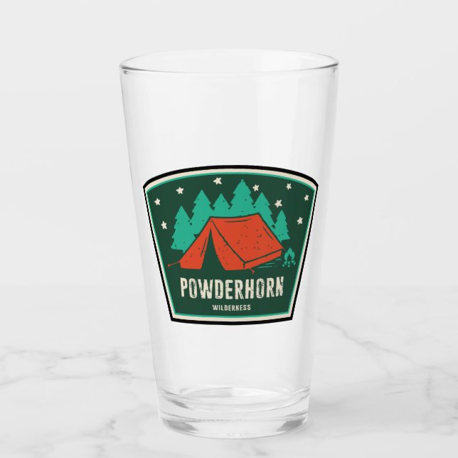 Powderhorn Wilderness Colorado Camping Glass (Front)
