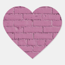 Powdery Pink Brick Wall  