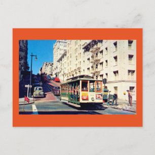 Powell & Market Cable Car, San Francisco Vintage Postcard