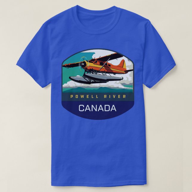 Powell River BC Canada T-Shirt (Design Front)