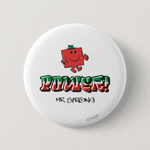 Power! 6 Cm Round Badge