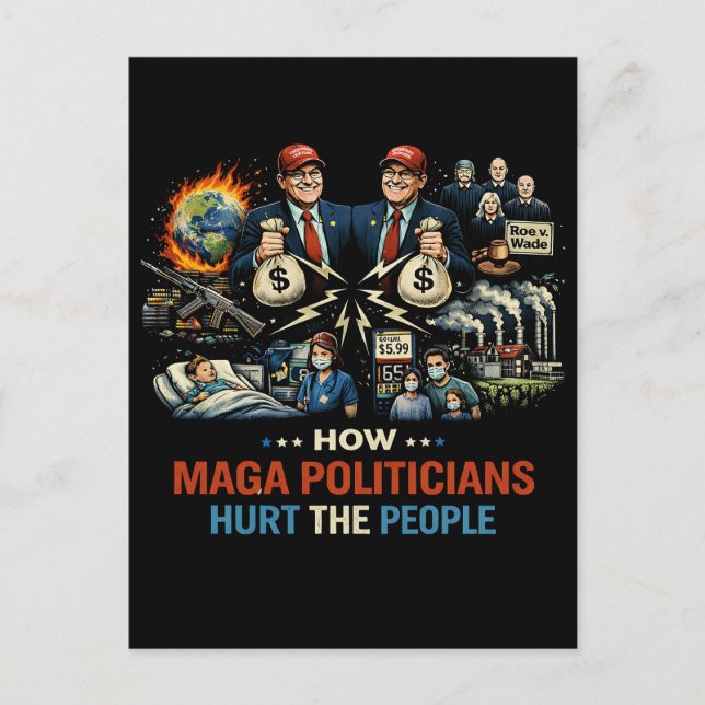 Power and the People Postcard (Front)