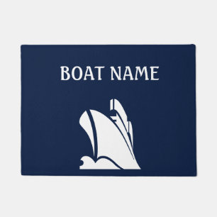 Power Boat Custom Dock Mat