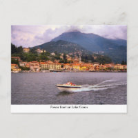 Power boat on Lake Como