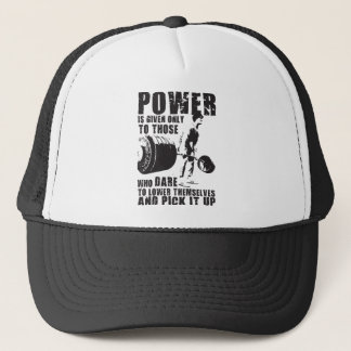 POWER - Bodybuilding Motivational Trucker Hat