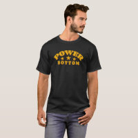 Power Bottom with stars in retro style