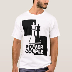 Power Couple Chess King and Queen T-Shirt