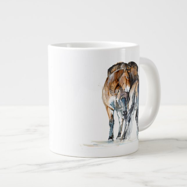 Power Dance Large Coffee Mug (Front Right)