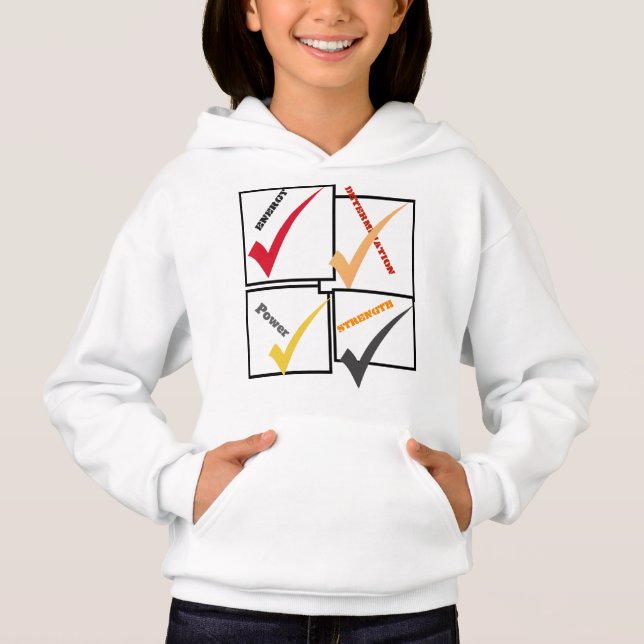 Power Determination Strength Energy Tick (Front)