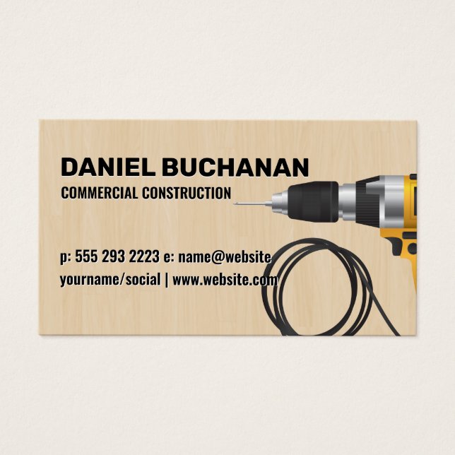Power Drill | Wood Flooring Background (Front)