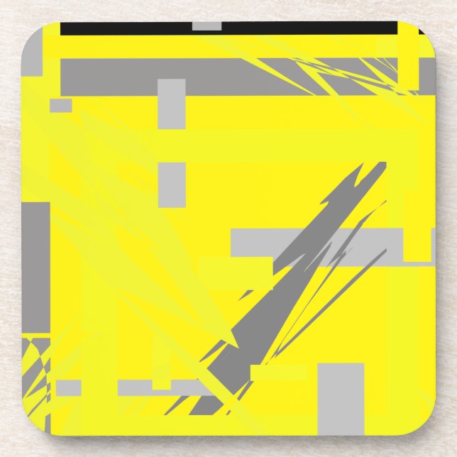 Power Energy Abstract Art Coaster (Front)