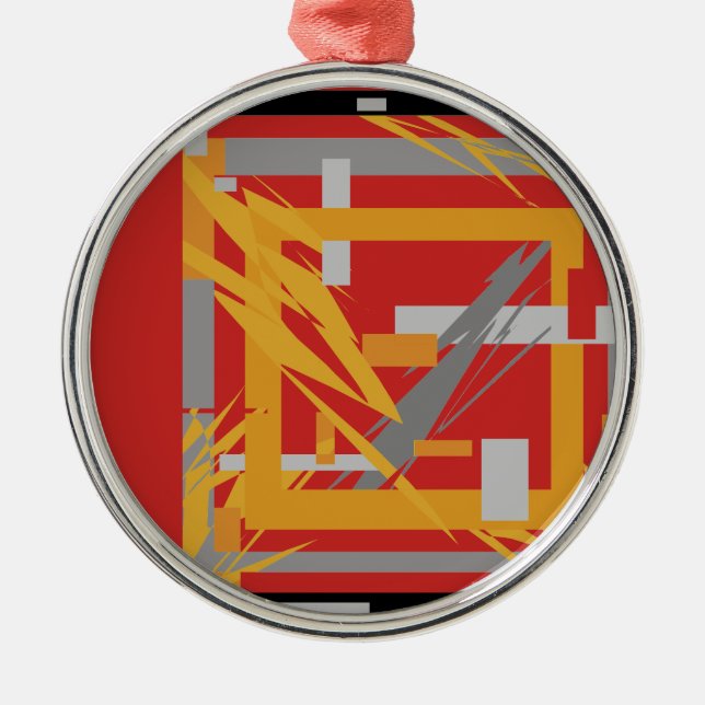 Power Energy Abstract Art Metal Tree Decoration (Front)