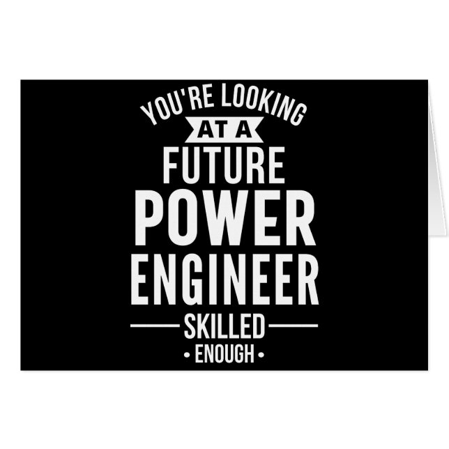 Power engineer gift (Front Horizontal)