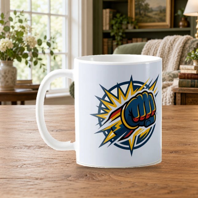 Power Fist Lightning Emblem Hero Mug (Creator Uploaded)