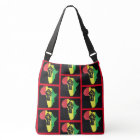 "Power Fist" Red Cross Body Bag