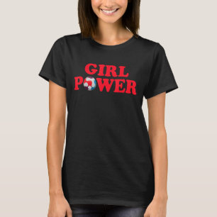 Power Girl Women's Professional Football Sport Soc T-Shirt