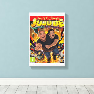 Power Goat and JuJu Be Game Cover Canvas Print