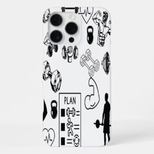 Power Grip Phone Case Veiny Dumbbell Design
