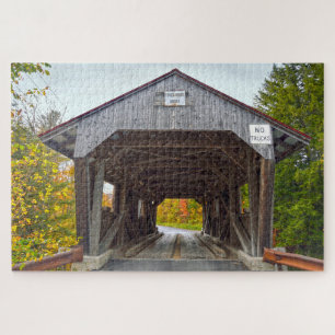 Power House Covered Bridge, Vermont Jigsaw Puzzle