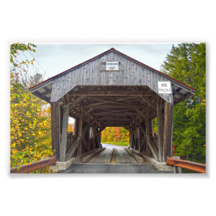 Power House Covered Bridge, Vermont Photo Print