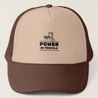 Power in tequila trucker hat