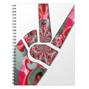 Power in the Palm: The Two-Finger Salute Spiral Notebook