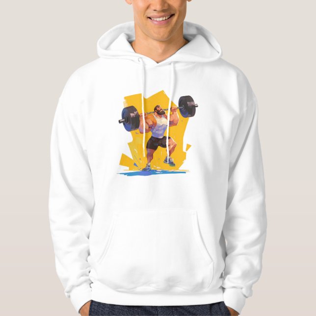 Power Lift Champion - Strength Training Hoodie (Front)