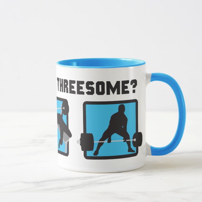 "Power lifting" - Squat, Bench, Deadlift Mug (Right)