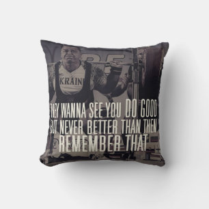 "Power lifting" Squat Motivational Cushion