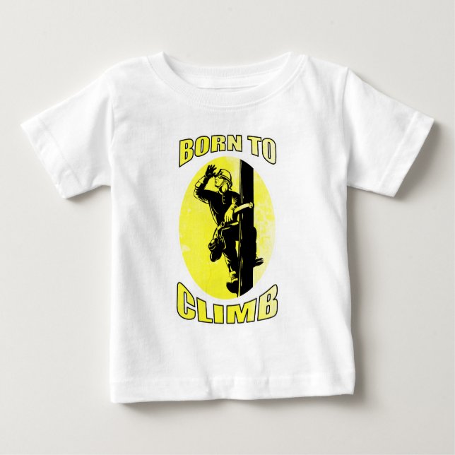 power lineman electrician repairman pole retro baby T-Shirt (Front)