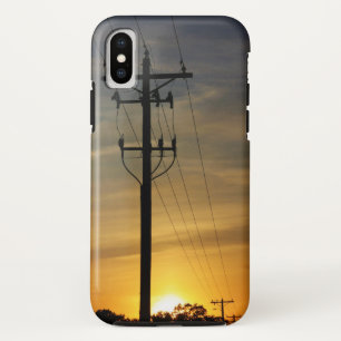 Power Lines in the Sunset Case-Mate iPhone Case