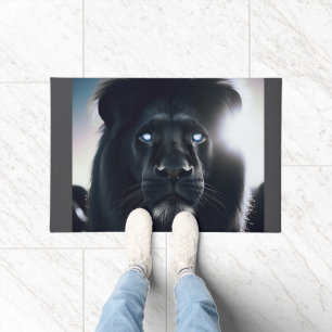 Power Lion Quote Motivational Doormat
