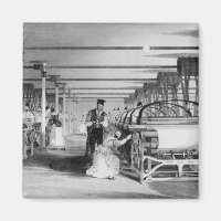 Power Loom Weaving, engraved by J. Tingle, 1835