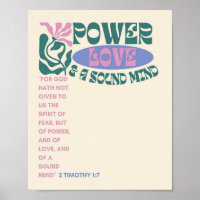 Power, Love, and a Sound Mind/Christian Art/Text 