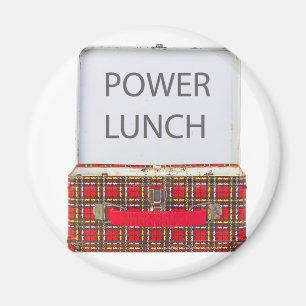 POWER LUNCH ...BOX DESIGN MAGNET