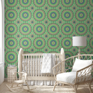 Power Mandala Seamless Pattern 1 Wallpaper