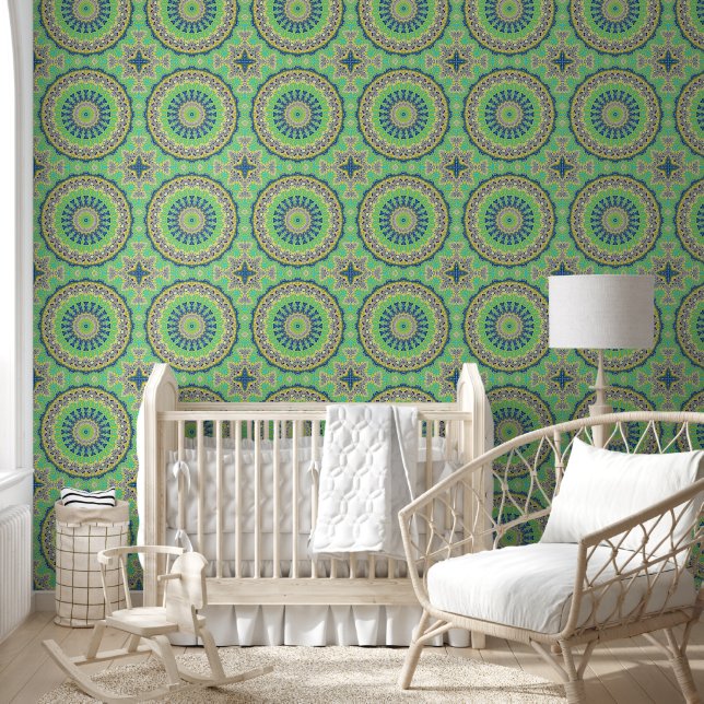 Power Mandala Seamless Pattern 1 Wallpaper (Kids)
