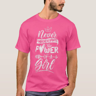 Power Of A Girl Woman Feminist Female Feminism4542 T-Shirt
