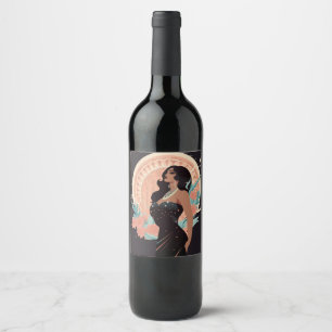 POWER OF BEAUTY #1 WINE LABEL