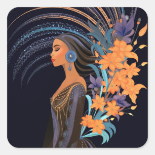 POWER OF BEAUTY #5 SQUARE STICKER