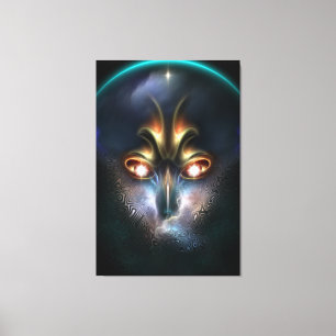 Power Of Elvgren The All Seeing Canvas Print