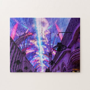 Power Of Fremont Street Jigsaw Puzzle
