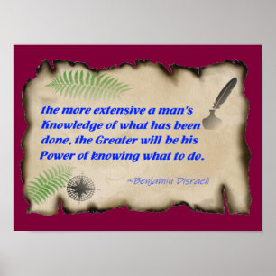 Power of knowledge (Matte) Poster