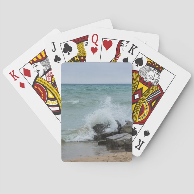 Power Of Lake Huron Playing Cards (Back)
