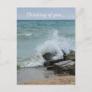 Power Of Lake Huron Postcard
