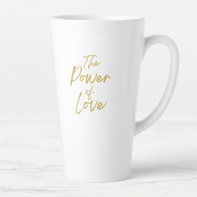 Power of Love Tall Latte Mug (Right)