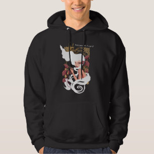 Power Of Mind Art Nouveau Floral Artwork Hoodie
