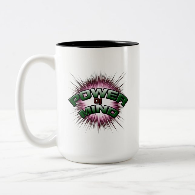 Power Of Mind Two-Tone Coffee Mug (Left)